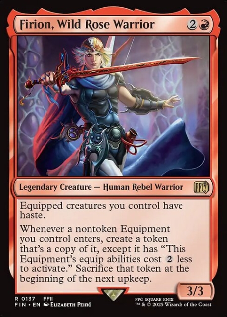 Firion, Wild Rose Warrior in the group Magic the Gathering / Sets / Final Fantasy Drop / Final Fantasy at Proxyprinters.com (103797)