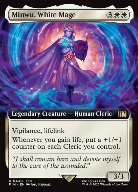 Minwu, White Mage in the group Magic the Gathering / Sets / Final Fantasy Drop / Final Fantasy at Proxyprinters.com (103806)
