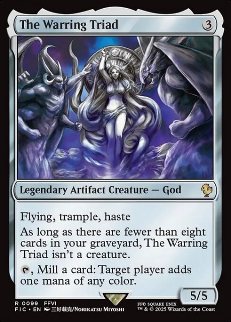 The Warring Triad in the group Magic the Gathering / Sets / Final Fantasy Drop / Final Fantasy Commander at Proxyprinters.com (103809)