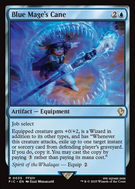 Blue Mage's Cane in the group Magic the Gathering / Sets / Final Fantasy Drop / Final Fantasy Commander at Proxyprinters.com (103815)