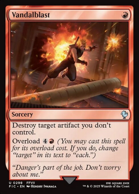 Vandalblast in the group Magic the Gathering / Sets / Final Fantasy Drop / Final Fantasy Commander at Proxyprinters.com (103816)