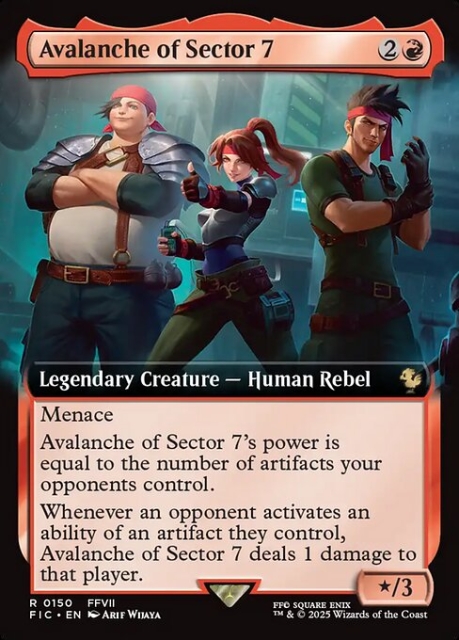 Avalanche of Sector 7 in the group Magic the Gathering / Sets / Final Fantasy Drop / Final Fantasy Commander at Proxyprinters.com (103820)
