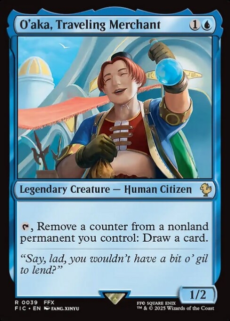 O'aka, Traveling Merchant in the group Magic the Gathering / Sets / Final Fantasy Drop / Final Fantasy Commander at Proxyprinters.com (103825)