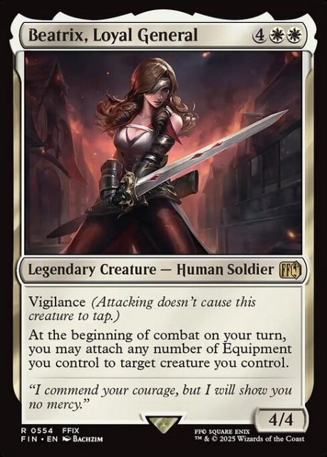 Beatrix, Loyal General in the group Magic the Gathering / Sets / Final Fantasy Drop / Final Fantasy at Proxyprinters.com (103826)