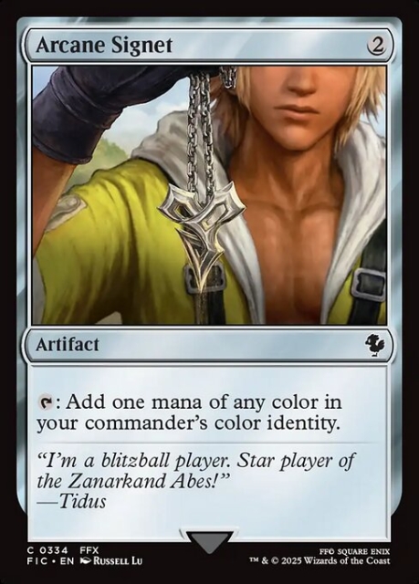 Arcane Signet in the group Magic the Gathering / Sets / Final Fantasy Drop / Final Fantasy Commander at Proxyprinters.com (103829)