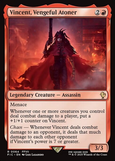 Vincent, Vengeful Atoner in the group Magic the Gathering / Sets / Final Fantasy Drop / Final Fantasy Commander at Proxyprinters.com (103831)