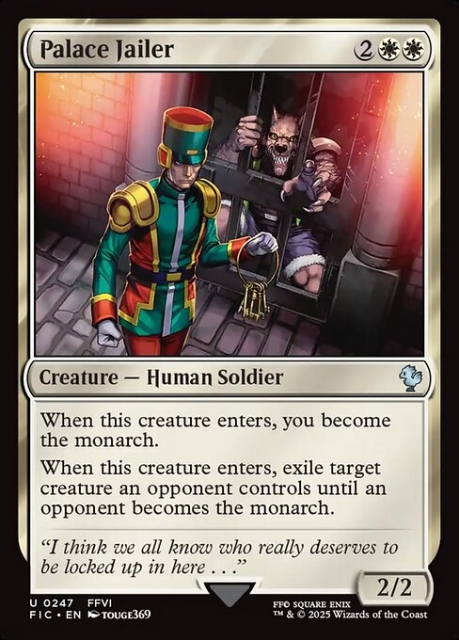 Palace Jailer in the group Magic the Gathering / Sets / Final Fantasy Drop / Final Fantasy Commander at Proxyprinters.com (103832)