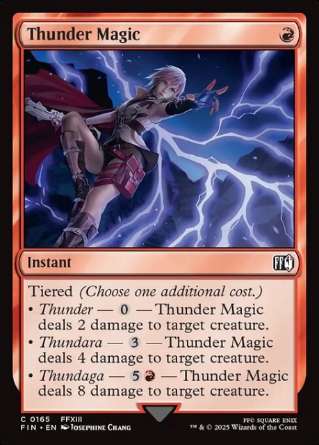 Thunder Magic in the group Magic the Gathering / Sets / Final Fantasy Drop / Final Fantasy at Proxyprinters.com (103833)