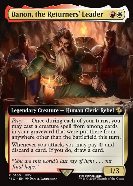 Banon, the Returners' Leader in the group Magic the Gathering / Sets / Final Fantasy Drop / Final Fantasy Commander at Proxyprinters.com (103837)