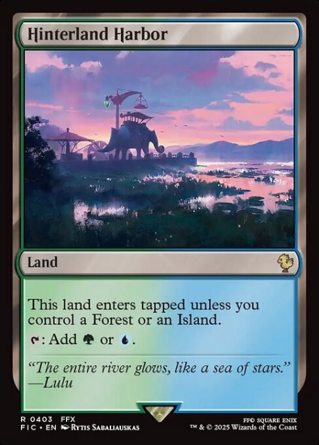 Hinterland Harbor in the group Magic the Gathering / Sets / Final Fantasy Drop / Final Fantasy Commander at Proxyprinters.com (103838)