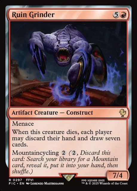 Ruin Grinder in the group Magic the Gathering / Sets / Final Fantasy Drop / Final Fantasy Commander at Proxyprinters.com (103841)