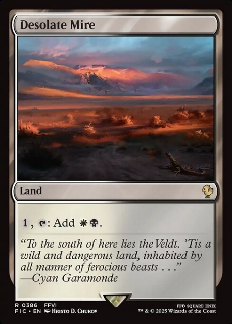 Desolate Mire in the group Magic the Gathering / Sets / Final Fantasy Drop / Final Fantasy Commander at Proxyprinters.com (103842)