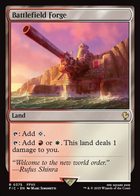 Battlefield Forge in the group Magic the Gathering / Sets / Final Fantasy Drop / Final Fantasy Commander at Proxyprinters.com (103854)