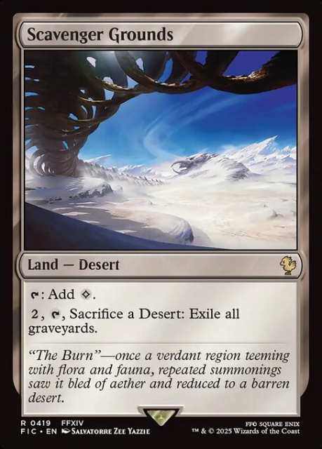 Scavenger Grounds in the group Magic the Gathering / Sets / Final Fantasy Drop / Final Fantasy Commander at Proxyprinters.com (103866)