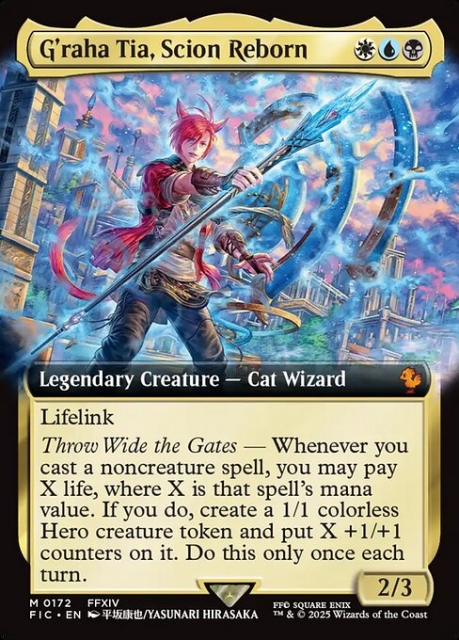 G'raha Tia, Scion Reborn in the group Magic the Gathering / Sets / Final Fantasy Drop / Final Fantasy Commander at Proxyprinters.com (103871)