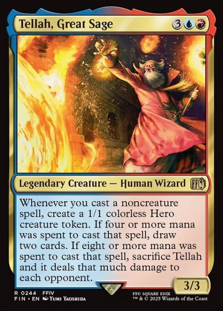 Tellah, Great Sage in the group Magic the Gathering / Sets / Final Fantasy Drop / Final Fantasy at Proxyprinters.com (103872)