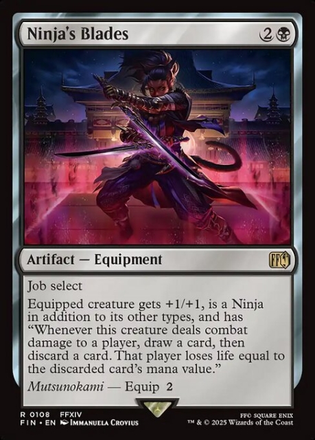 Ninja's Blades in the group Magic the Gathering / Sets / Final Fantasy Drop / Final Fantasy at Proxyprinters.com (103874)