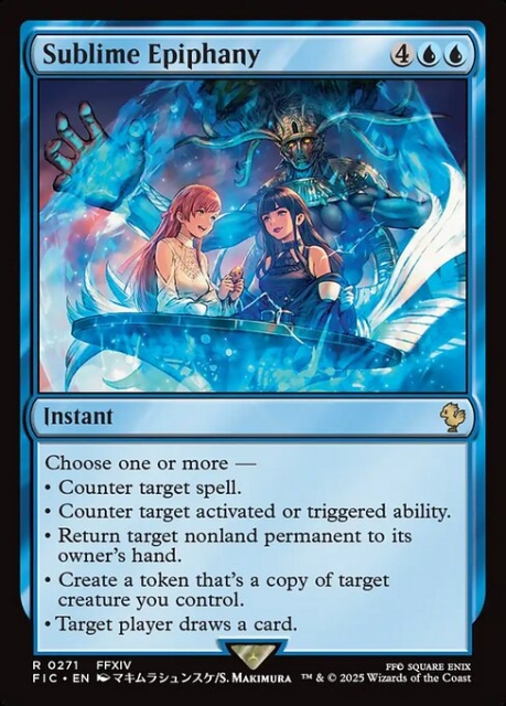 Sublime Epiphany in the group Magic the Gathering / Sets / Final Fantasy Drop / Final Fantasy Commander at Proxyprinters.com (103878)