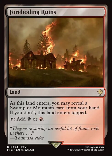 Foreboding Ruins in the group Magic the Gathering / Sets / Final Fantasy Drop / Final Fantasy Commander at Proxyprinters.com (103882)