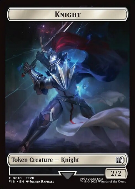 Knight in the group Magic the Gathering / Sets / Final Fantasy Drop / Final Fantasy Tokens at Proxyprinters.com (103883)