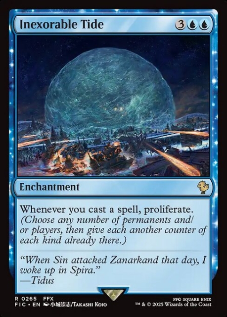 Inexorable Tide in the group Magic the Gathering / Sets / Final Fantasy Drop / Final Fantasy Commander at Proxyprinters.com (103894)