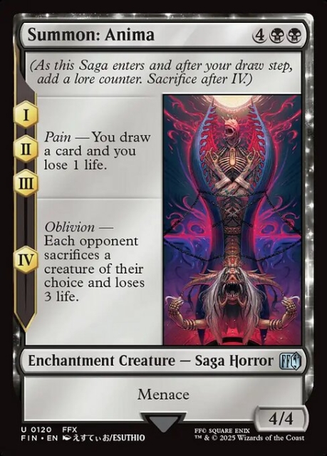 Summon: Anima in the group Magic the Gathering / Sets / Final Fantasy Drop / Final Fantasy at Proxyprinters.com (103897)