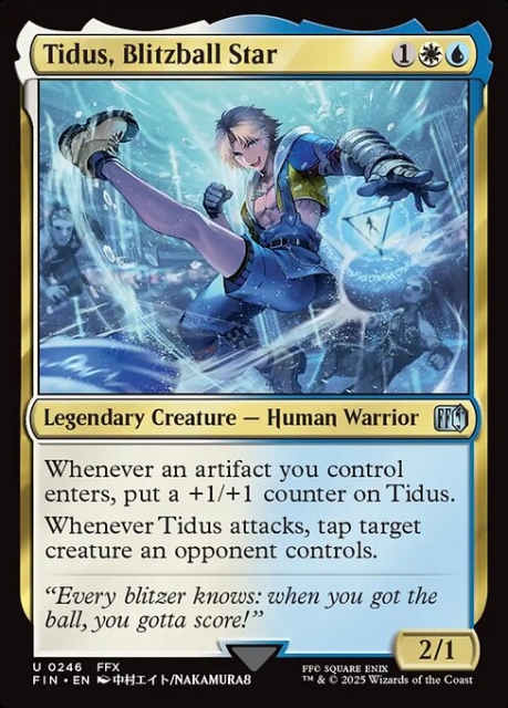 Tidus, Blitzball Star in the group Magic the Gathering / Sets / Final Fantasy Drop / Final Fantasy at Proxyprinters.com (103900)