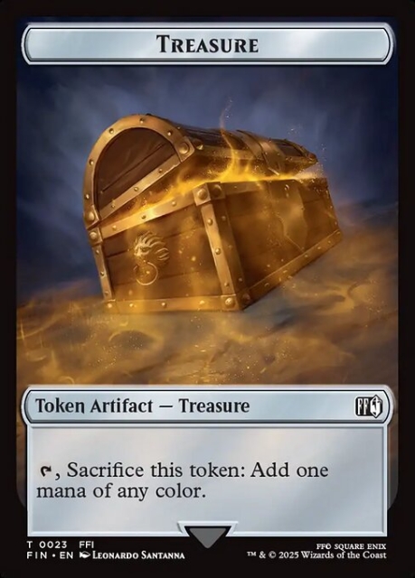Treasure in the group Magic the Gathering / Sets / Final Fantasy Drop / Final Fantasy Tokens at Proxyprinters.com (103902)