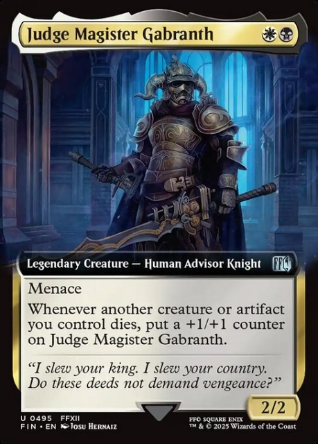 Judge Magister Gabranth in the group Magic the Gathering / Sets / Final Fantasy Drop / Final Fantasy at Proxyprinters.com (103904)