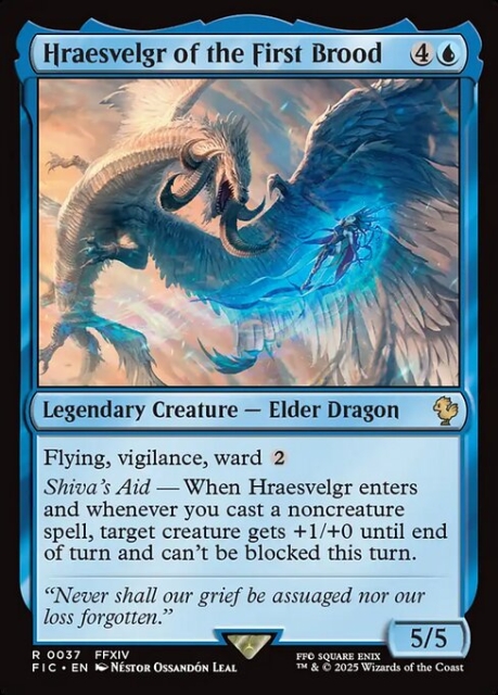 Hraesvelgr of the First Brood in the group Magic the Gathering / Sets / Final Fantasy Drop / Final Fantasy Commander at Proxyprinters.com (103908)
