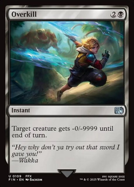 Overkill in the group Magic the Gathering / Sets / Final Fantasy Drop / Final Fantasy at Proxyprinters.com (103918)