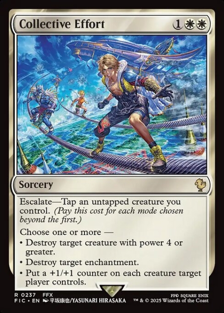 Collective Effort in the group Magic the Gathering / Sets / Final Fantasy Drop / Final Fantasy Commander at Proxyprinters.com (103924)