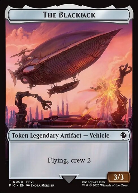 The Blackjack in the group Magic the Gathering / Sets / Final Fantasy Drop / Final Fantasy Commander Tokens at Proxyprinters.com (103925)