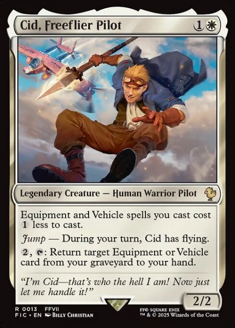 Cid, Freeflier Pilot in the group Magic the Gathering / Sets / Final Fantasy Drop / Final Fantasy Commander at Proxyprinters.com (103926)