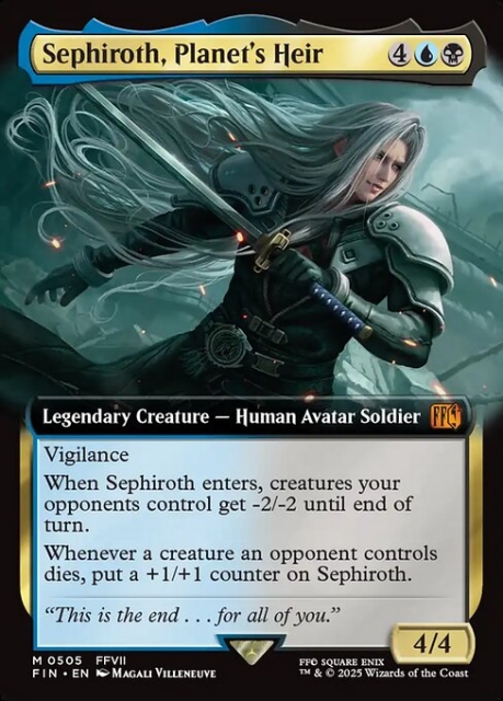 Sephiroth, Planet's Heir in the group Magic the Gathering / Sets / Final Fantasy Drop / Final Fantasy at Proxyprinters.com (103929)