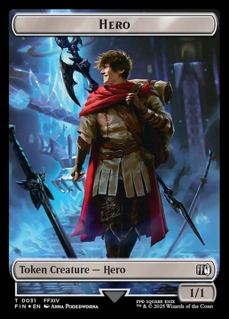 Hero in the group Magic the Gathering / Sets / Final Fantasy Drop / Final Fantasy Tokens at Proxyprinters.com (103930)