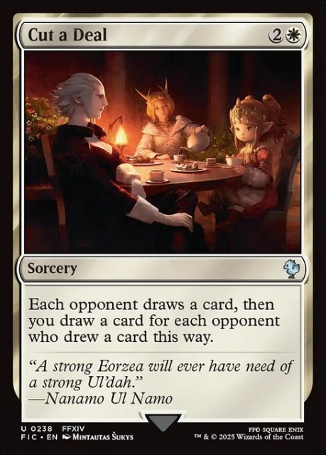 Cut a Deal in the group Magic the Gathering / Sets / Final Fantasy Drop / Final Fantasy Commander at Proxyprinters.com (103938)