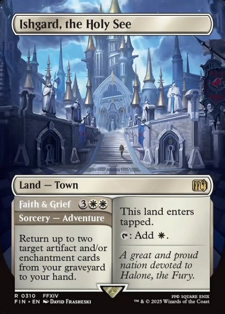 Ishgard, the Holy See // Faith & Grief in the group Magic the Gathering / Sets / Final Fantasy Drop / Final Fantasy at Proxyprinters.com (103941)