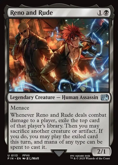 Reno and Rude in the group Magic the Gathering / Sets / Final Fantasy Drop / Final Fantasy at Proxyprinters.com (103943)