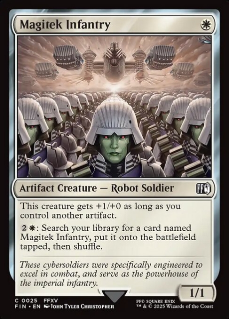 Magitek Infantry in the group Magic the Gathering / Sets / Final Fantasy Drop / Final Fantasy at Proxyprinters.com (103944)