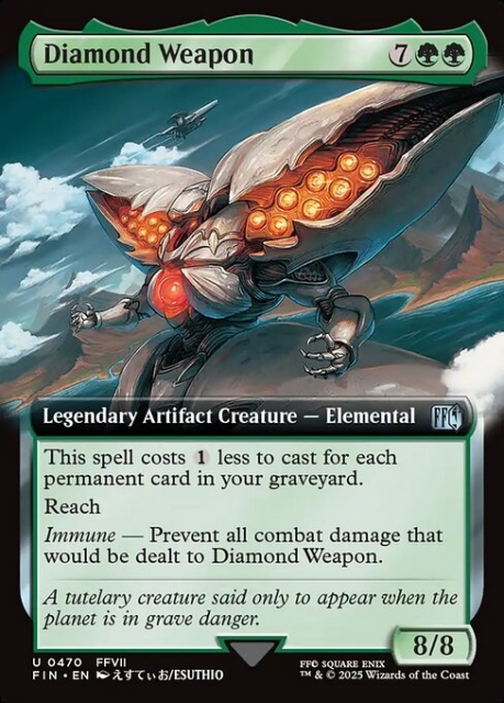 Diamond Weapon in the group Magic the Gathering / Sets / Final Fantasy Drop / Final Fantasy at Proxyprinters.com (103964)