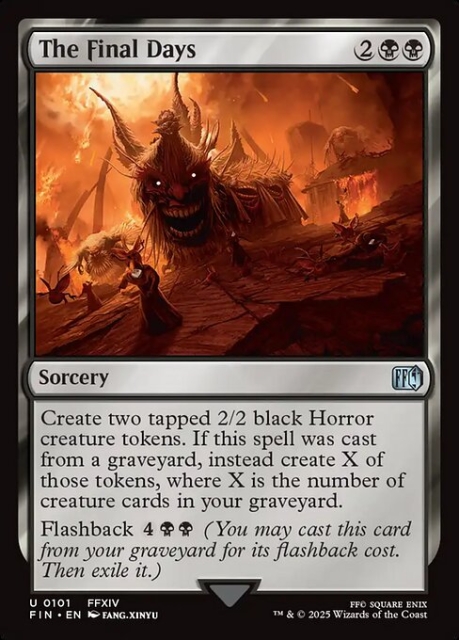 The Final Days in the group Magic the Gathering / Sets / Final Fantasy Drop / Final Fantasy at Proxyprinters.com (103967)
