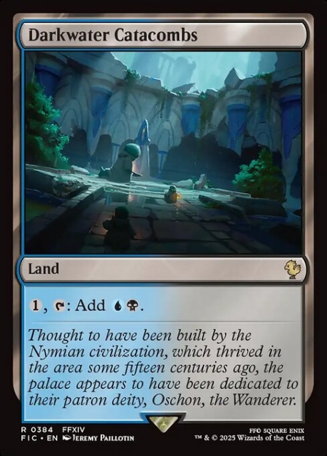 Darkwater Catacombs in the group Magic the Gathering / Sets / Final Fantasy Drop / Final Fantasy Commander at Proxyprinters.com (103972)