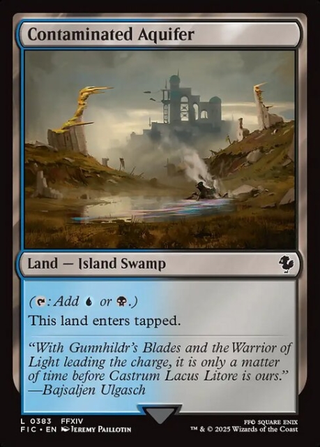 Contaminated Aquifer in the group Magic the Gathering / Sets / Final Fantasy Drop / Final Fantasy Commander at Proxyprinters.com (103982)