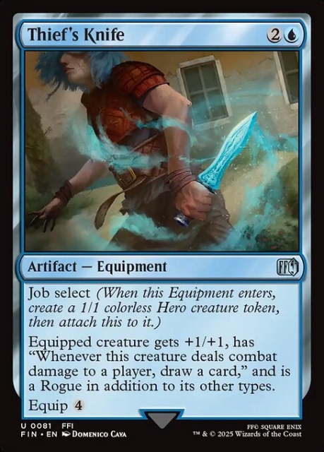 Thief's Knife in the group Magic the Gathering / Sets / Final Fantasy Drop / Final Fantasy at Proxyprinters.com (103992)