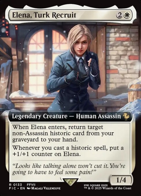 Elena, Turk Recruit in the group Magic the Gathering / Sets / Final Fantasy Drop / Final Fantasy Commander at Proxyprinters.com (103994)