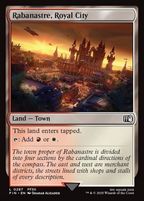 Rabanastre, Royal City in the group Magic the Gathering / Sets / Final Fantasy Drop / Final Fantasy at Proxyprinters.com (103996)