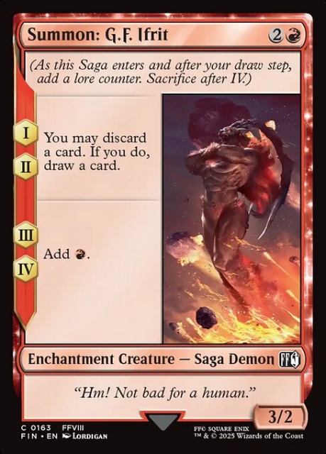 Summon: G.F. Ifrit in the group Magic the Gathering / Sets / Final Fantasy Drop / Final Fantasy at Proxyprinters.com (104007)