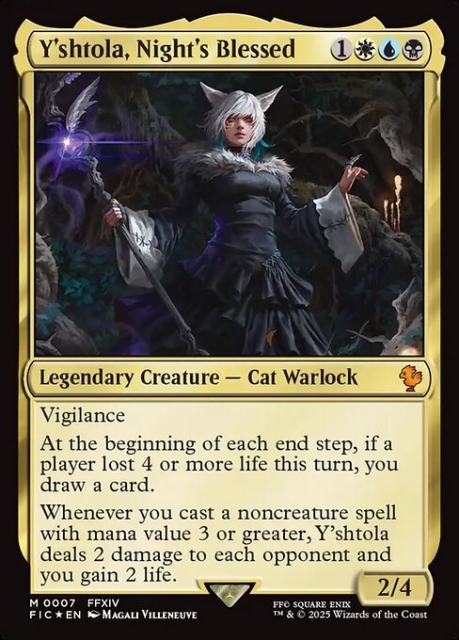 Y'shtola, Night's Blessed in the group Magic the Gathering / Sets / Final Fantasy Drop / Final Fantasy Commander at Proxyprinters.com (104010)
