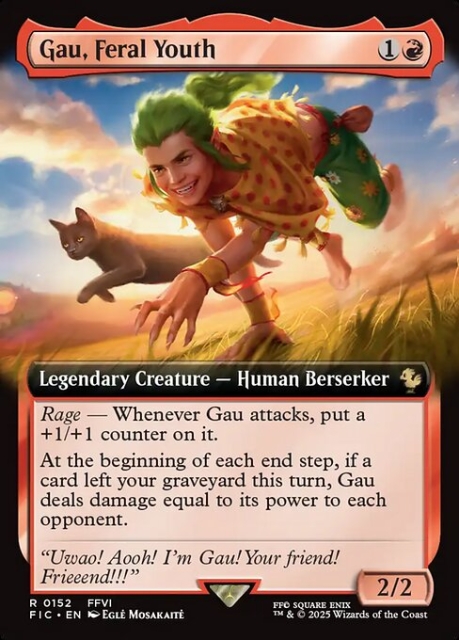 Gau, Feral Youth in the group Magic the Gathering / Sets / Final Fantasy Drop / Final Fantasy Commander at Proxyprinters.com (104011)
